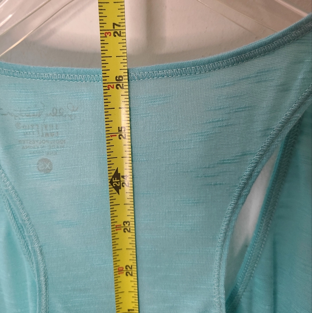Lilly Pulitzer Luxletic Racerback Tank Top in Aqua Blue Size XS/S - Picture 10 of 10